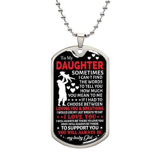 To My son - Dog Tag