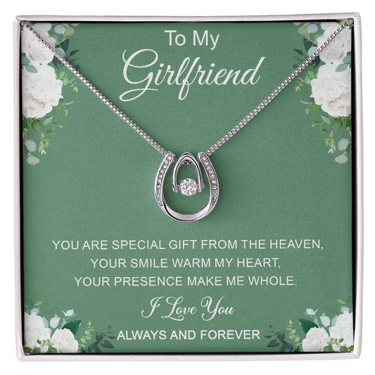 To My Girlfriend - Lucky In Love Necklace