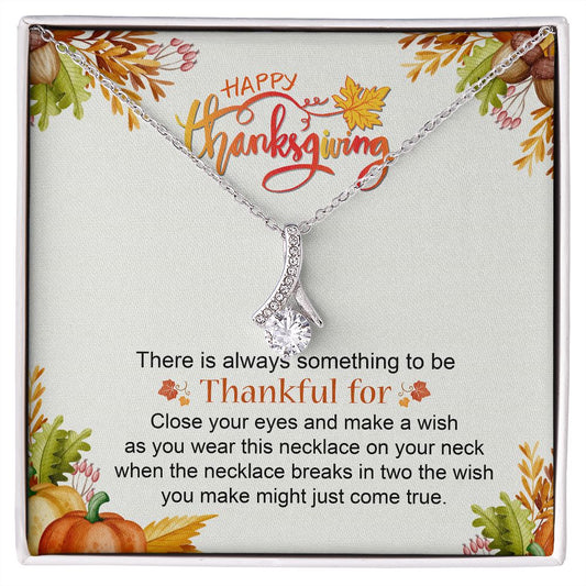 Happy Thanksgiving Card-Alluring Beauty Necklace