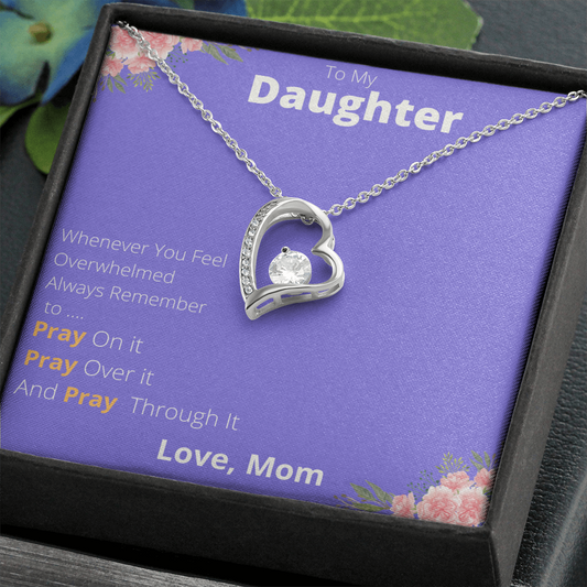To my Daughter Forever Love Necklace